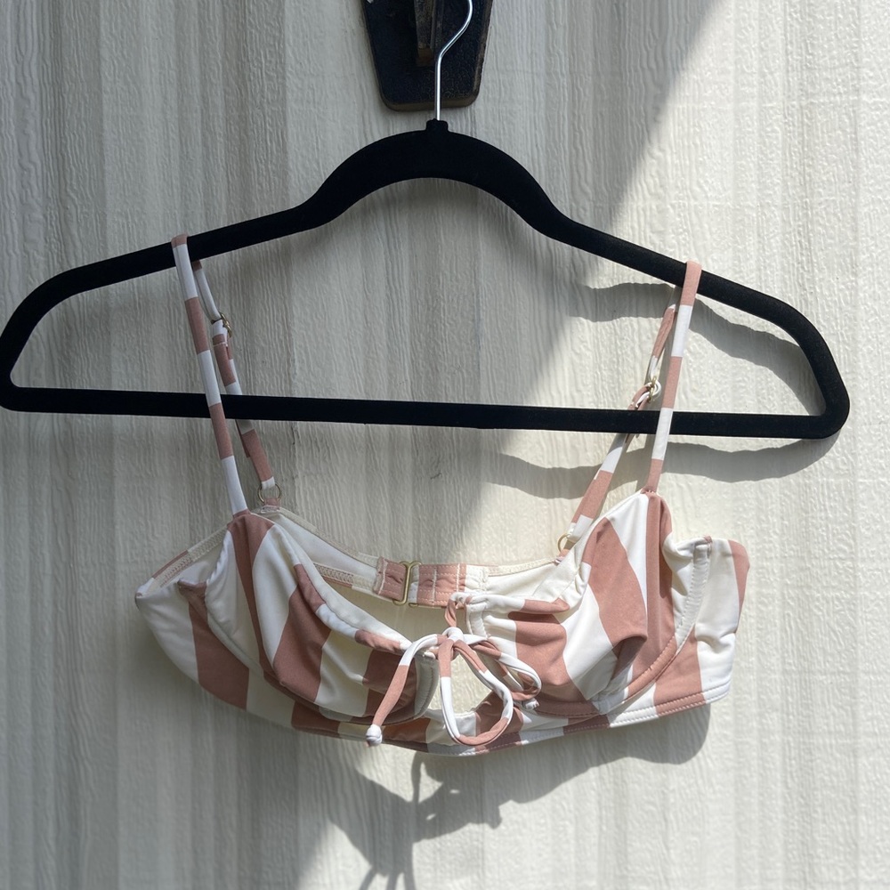 Billabong striped bikini top